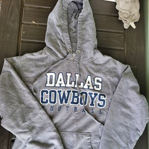 Dallas Cowboys Hoodie Grey Medium
